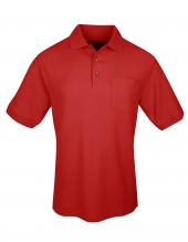 Tri Mountain 169 Men'S Cotton Pique Pocketed Golf Shirt.
