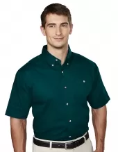 Tri Mountain 808 Director Men'S Cotton Short Sleeve Twill Shirt