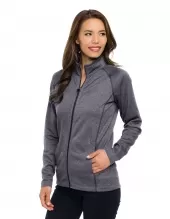 Tri Mountain Fl7370 Haze Women'S 100% Polyester Full Zip Jacket