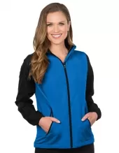 Tri Mountain Jl1480 Alameda Women'S Midweight Nylon/Fleece Jacket