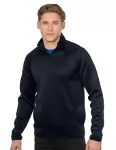 Tri Mountain F7081 Men'S Layer Knit 1/4 Zip Pullover