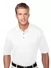 Tri Mountain 105 Profile Men'S 60/40 Pique Golf Shirt