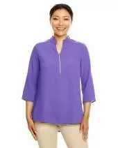 Devon & Jones DP611W Ladies' Perfect Fit™  3/4-Sleeve Crepe Tunic