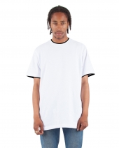 Shaka Wear Drop Ship SHDLT Adult 5.9 oz., Double Layer Short-Sleeve Crewneck T-Shirt