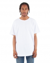 Shaka Wear Drop Ship SHCLT Adult 6 oz., Curved Hem Long T-Shirt