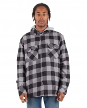 Shaka Wear Drop Ship SHFJ Adult Hooded Flannel Jacket