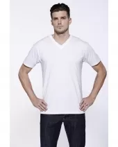 StarTee Drop Ship ST2412 Men's CVC V-Neck T-Shirt
