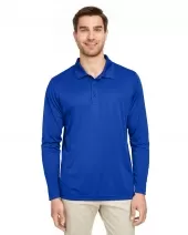 Team 365 TT51L Men's Zone Performance Long Sleeve Polo
