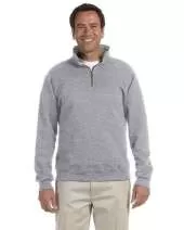 Jerzees 4528 Adult 9.5 oz. Super Sweats® NuBlend® Fleece Quarter-Zip Pullover