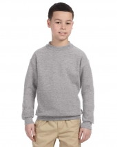 Jerzees 4662B Youth 9.5 oz. Super Sweats NuBlend Fleece Crew