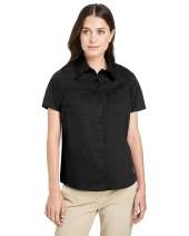 Harriton Ladies Advantage IL Short-Sleeve Work Shirt - M585W