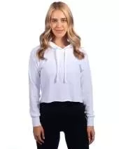 Next Level Apparel Ladies Cropped Pullover Hooded Sweatshirt - 9384
