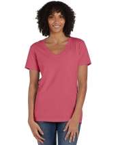 ComfortWash by Hanes GDH125 Ladies V-Neck T-Shirt