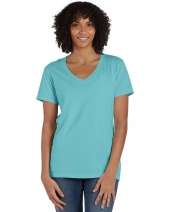 ComfortWash by Hanes GDH125 Ladies V-Neck T-Shirt