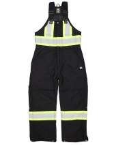 Berne HVNB02 Men's Safety Striped Arctic Insulated Bib Overall