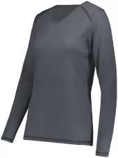 Augusta Sportswear 6847 Ladies Super Soft-Spun Poly Long Sleeve Tee
