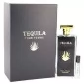 Tequila Pour Femme Noir by Tequila Perfumes Eau De Parfum Spray with Free Mini .17 oz EDP 3.3 oz For