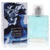 Achille Pour Homme by Vicky Tiel Eau De Toilette Spray 3.4 oz For Men