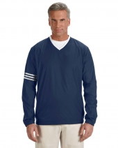 adidas Golf A147 Men's climalite Colorblock V-Neck Wind Shirt