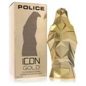Police Icon Gold by Police Colognes Eau De Parfum Spray 4.2 oz For Men