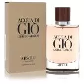Acqua Di Gio Absolu by Giorgio Armani Eau De Parfum Spray 2.5 oz For Men