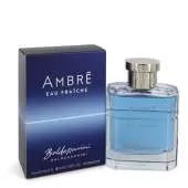 Baldessarini Ambre Eau Fraiche by Hugo Boss Eau De Toilette Spray 3 oz For Men