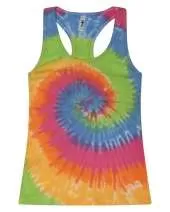 Tie-Dye 3400 Ladies' Racerback Tank