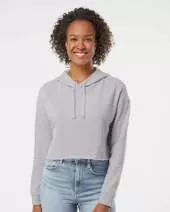 Independent Trading Co. AFX64CRP Women’s Lightweight Crop Hooded Sweatshirt