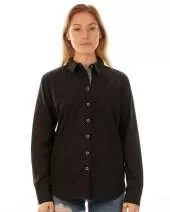 Burnside 5290 Women's Peached Poplin Long Sleeve Shirt