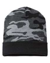 CAP AMERICA RKC12 USA-Made Camo Cuffed Beanie