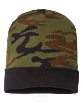CAP AMERICA RKC12 USA-Made Camo Cuffed Beanie