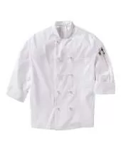 Chef Designs 044X Mimix Ten Knot Button Chef Coat with OilBlok