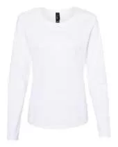 Hanes S04LS Perfect-T Women’s LONG Sleeve Scoopneck T-Shirt