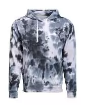J. America 8861 Tie-Dyed Fleece Hooded Sweatshirt