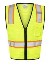 Kishigo 1580-1581 6 Pocket Contrast Class 2 Vest