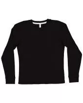 LAT 601Z Adult Baby Rib Pajama LONG Sleeve Top