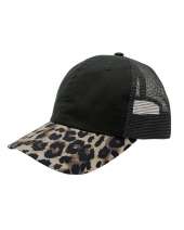 Mega Cap 6885 Leopard Fashion Trucker Cap