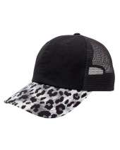 Mega Cap 6885 Leopard Fashion Trucker Cap