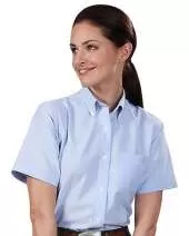 Van Heusen 13V0003 Women's Regular Fit Short Sleeve Oxford