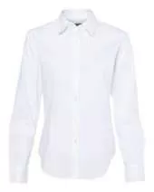 Van Heusen 13V5053 Women's Cotton/Poly Solid Point Collar Shirt