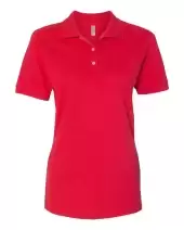 JERZEES 443W Women's 100% Ring-Spun Cotton Piqu? Polo 2 Pack