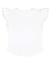 Rabbit Skins 3339 Toddler Flutter Sleeve T-Shirt