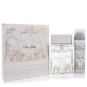 Lattafa Pure Khalis Musk by Lattafa Eau De Parfum Spray Plus 1.7 Deodorant 3.4 oz for Women