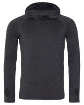 Just Hoods By AWDis JCA037 Men's Cool Cowl-Neck Long-Sleeve T-Shirt