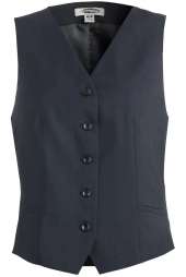Edwards 7526 Ladies' Synergy Washable High-Button Vest