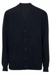 Edwards 4080 V-Neck Cotton Blend Cardigan-2pockets