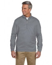 Ashworth 5330 Men's Houndstooth Half-Zip Jacket