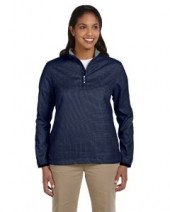 Ashworth 5358C Ladies' Houndstooth Half-Zip Jacket