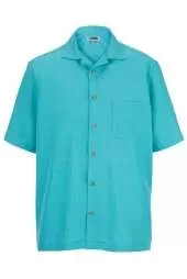 Edwards 1030 Jacquard Batiste Camp Shirt