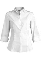 Edwards 5033 Ladies' Tailored Full-Placket Stretch Blouse